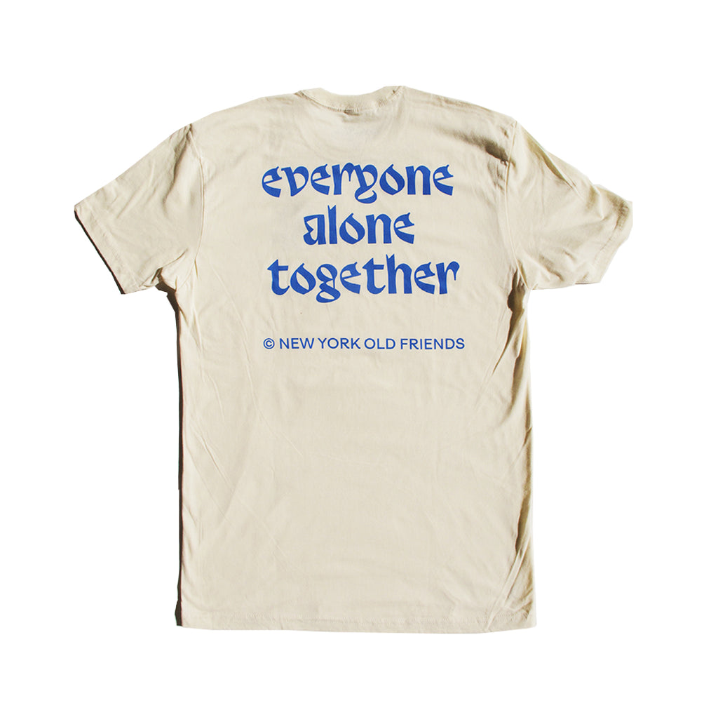 everyone alone together t-shirt back